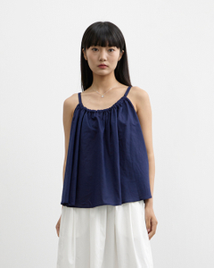 Korean-style Vacation-style Pleated A-line Vest