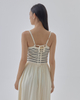 Vivian Fit & Flare Stripe Dress