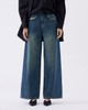 Vintage Washed Wide Leg Jeans