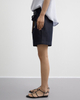 Slim, High-waisted Straight Casual Shorts