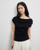 One-shoulder Elegant Sleeveless Knitted Vest