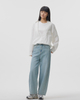 Straight-leg Light-colored Jeans