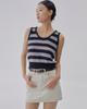 Esther Striped Round Neck Tank