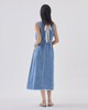 Raw Edge Denim Dress