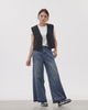 A chic suit with a short waistcoat