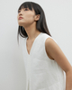 A Simple V-neck Blue Vest