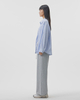 Two-piece Linen Blend Korean-style Embroidered Shirt Set