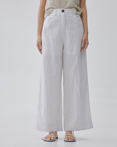 Celia Pinstriped Wide Leg Pants