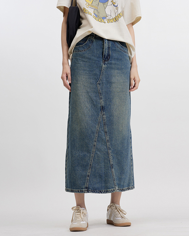 0789Denim Skirt