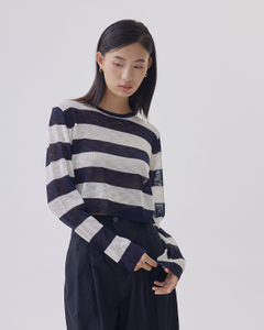 Striped Ice Silk Knitwear