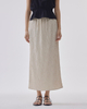 Simple Pleated Waist Waist Skirt