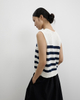 A Stylish Color-matching Striped Vest
