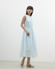Fresh Sleeveless Lace-up Dress