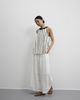 Vertical Striped Halter Vest