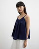 Korean-style Vacation-style Pleated A-line Vest