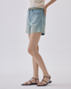 Piper Cotton Denim Shorts