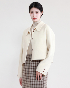 Sheepwool Coat with Lapel