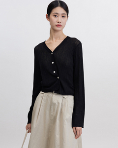 7889Woolen Cardigan