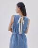 Raw Edge Denim Dress