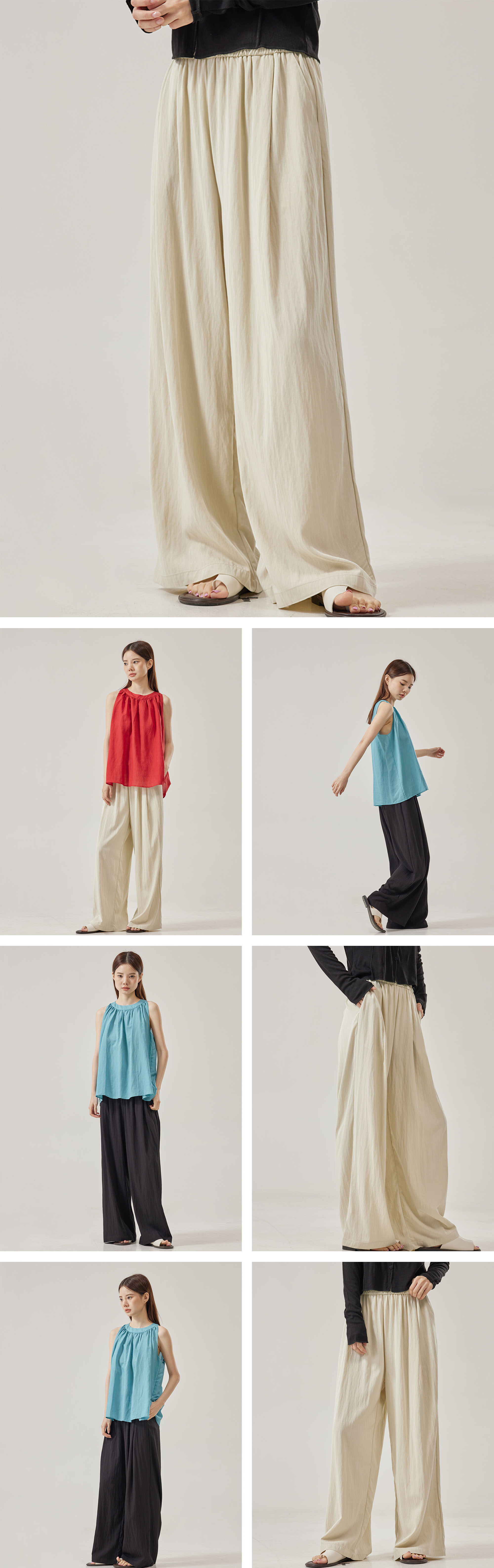 9127 cool wide leg pants92000