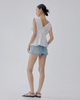 Chaya Gathered V-Neck Tank