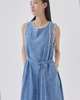 Raw Edge Denim Dress