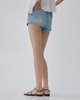 Colette Double Belt Denim Shorts